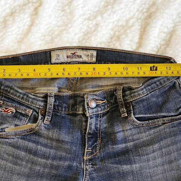 Hollister SoCal Stretch Skinny Jeans – Size 3R W26 L33 Dark Wash - Picture 6 of 10
